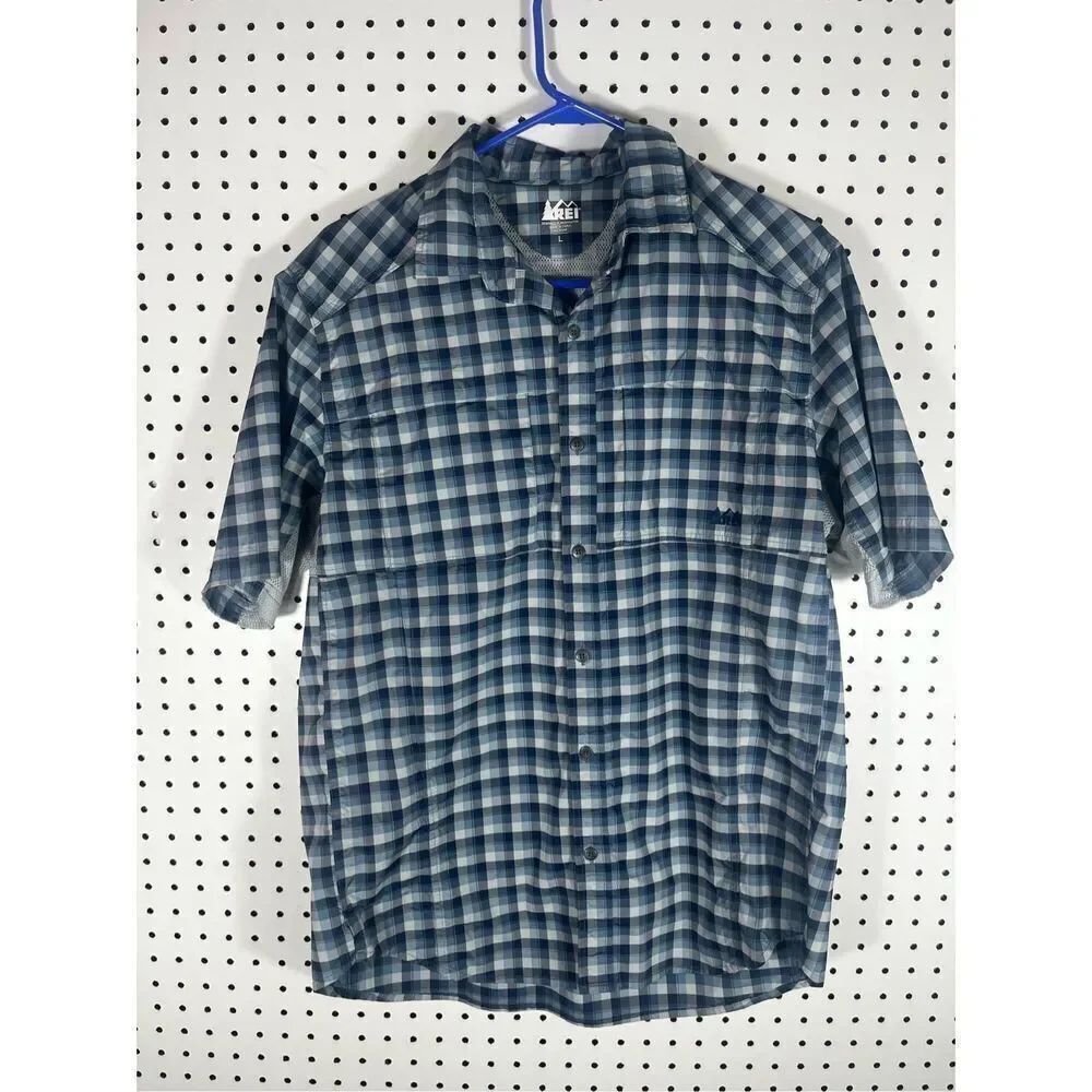 REI button down shirt size L